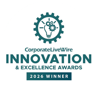 Corporate LiveWire Innovation and Excellence Awards 2026 winner badge
