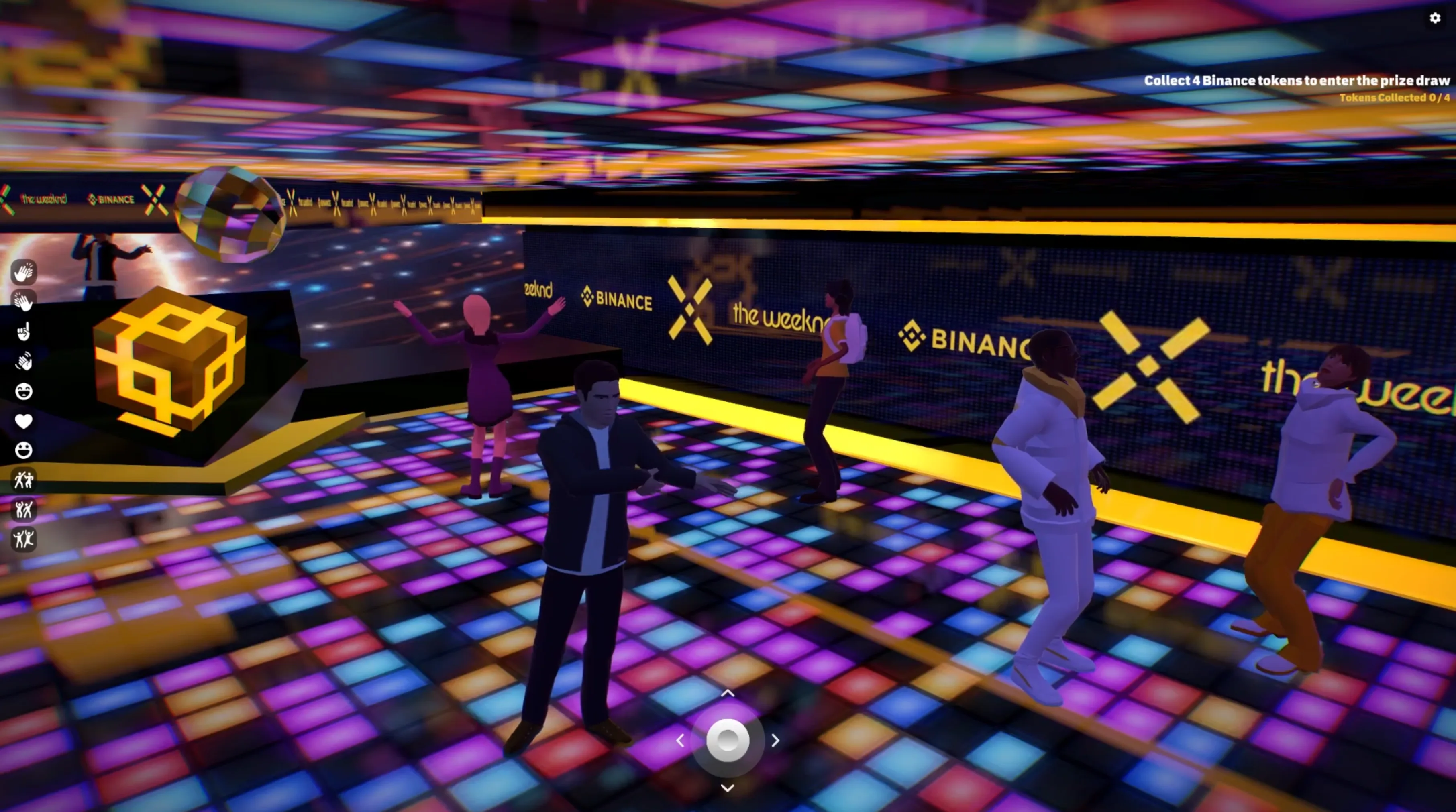 In-game render: a digital twin of a physical venue