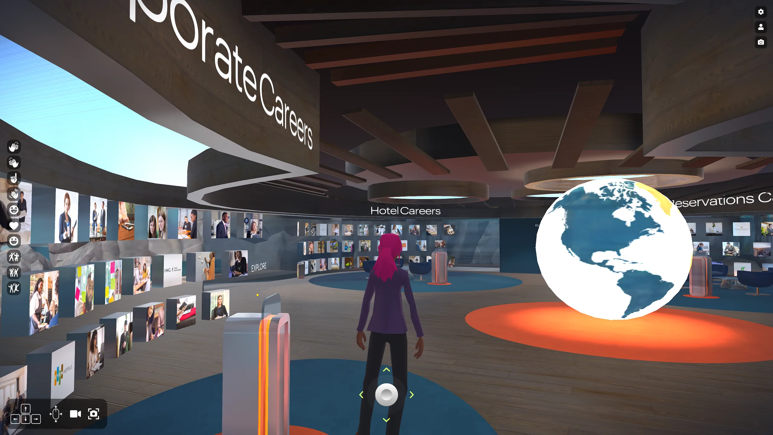 In-game render: an AR object placed in a real-world room